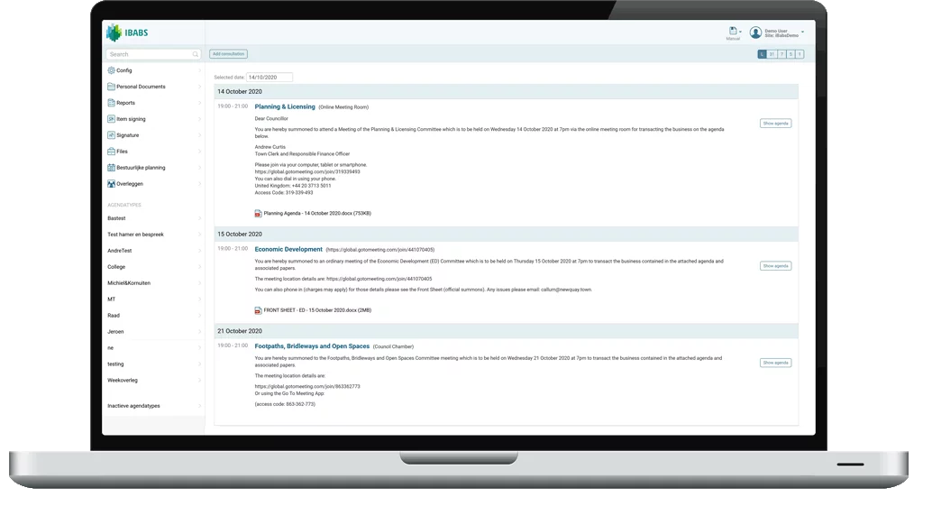 iBabs effective & easy meeting management
