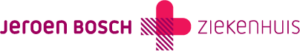 Logo of Jeroen Bosch Ziekenhuis, featuring a stylized cross in shades of pink and purple, with modern typography.