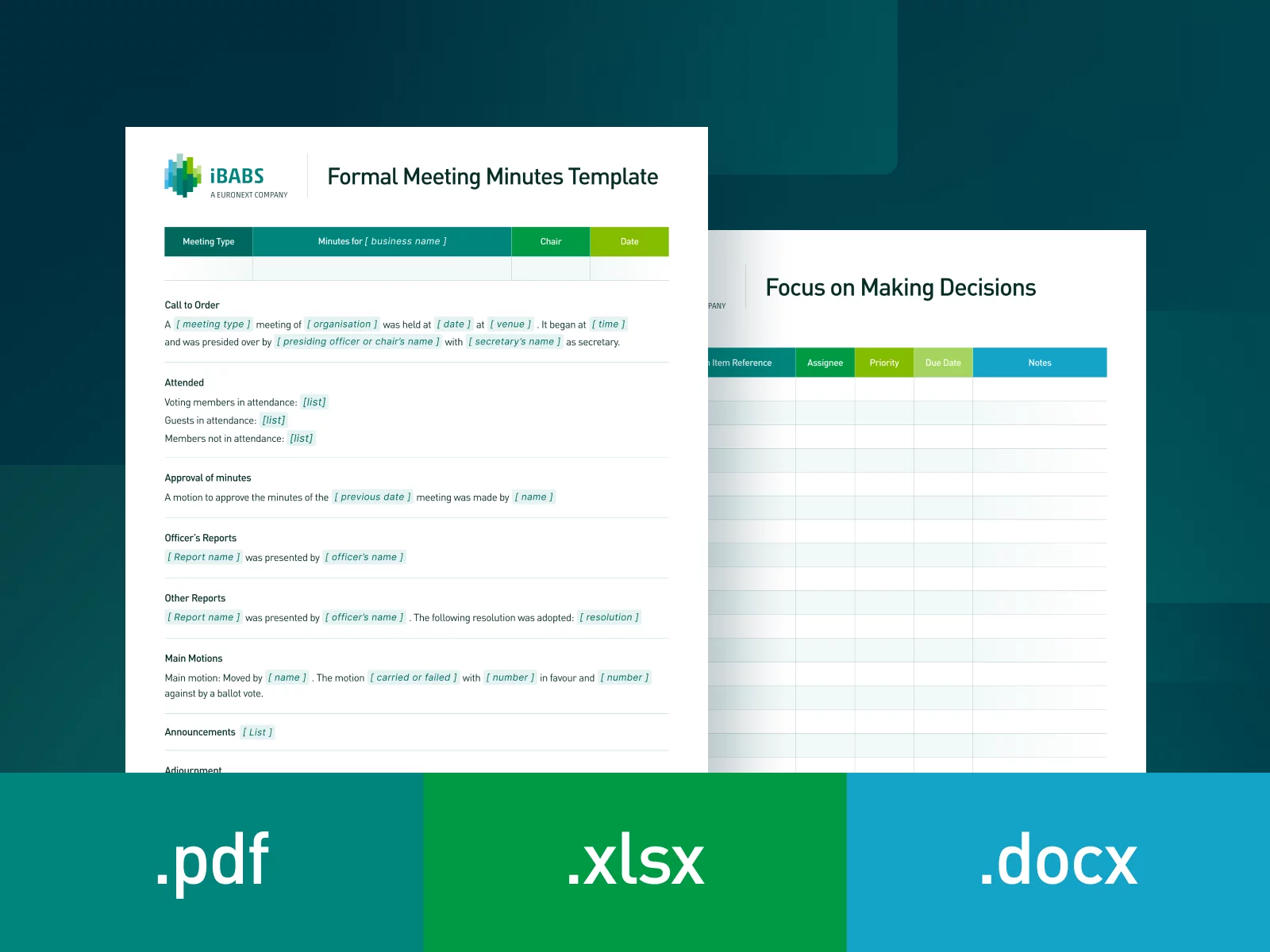Board Meeting Templates Kit